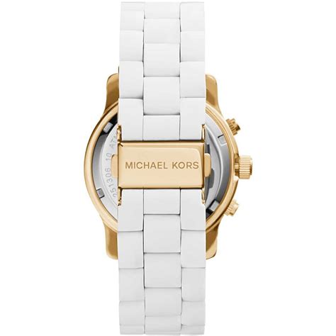 michael kors ladies watch blue strap|Michael Kors replacement straps.